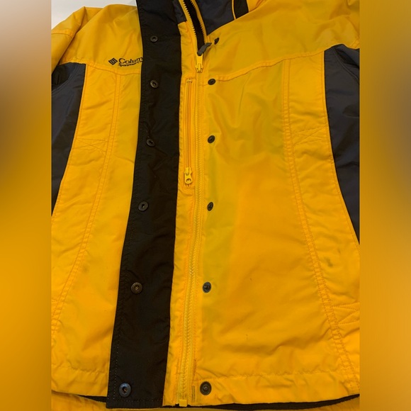 Columbia Bugaboo ski jacket fleece lined size women’s small yellow (R) - Picture 9 of 11